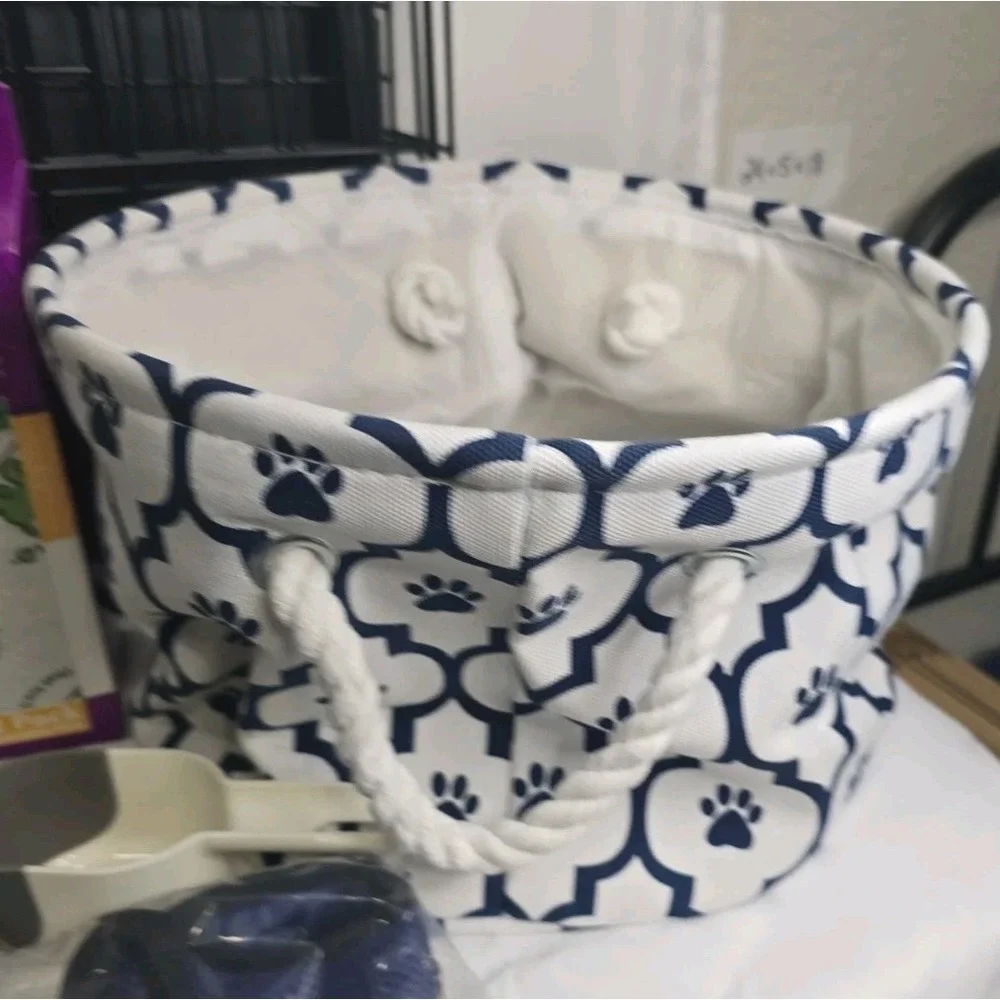 Small Dog Accessories Lot Crate Bowls & More